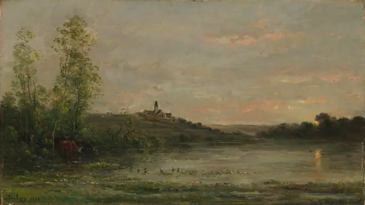 El Sena, mañana, Charles-François Daubigny