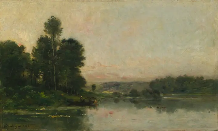 Las colinas de Méry-sur-Oise, frente a Auvers, Charles-François Daubigny