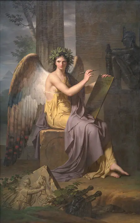 Clío, musa de la Historia, Charles Meynier
