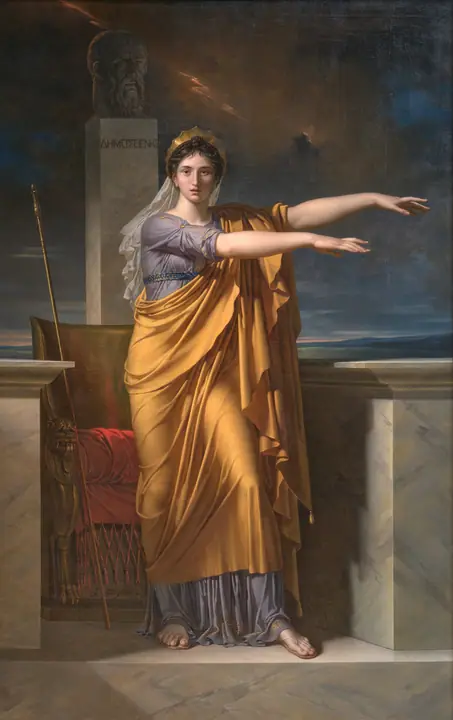 Polimnia, musa de la Elocuencia, Charles Meynier
