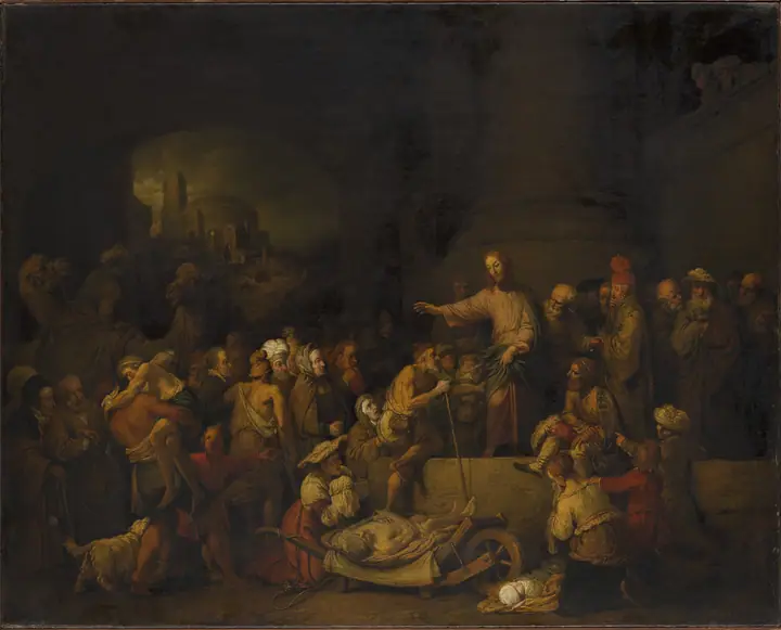 Cristo curando a los enfermos, Christian Wilhelm Ernst Dietrich