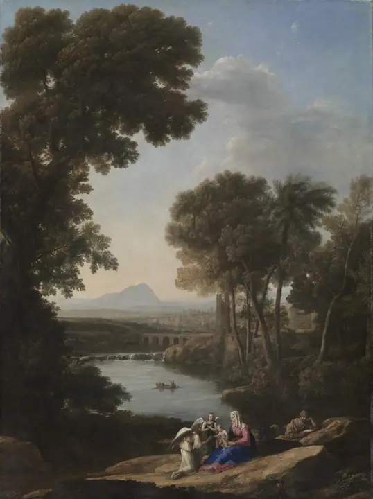 Descanso en la huida a Egipto, Claude Lorrain