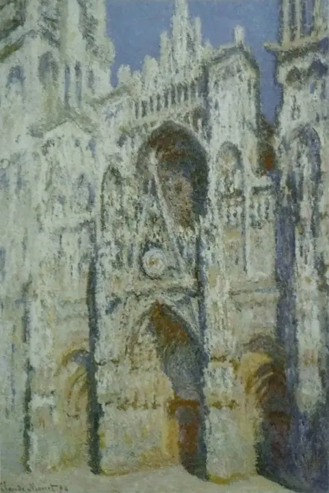 Catedral de Rouen al sol pleno, Claude Monet