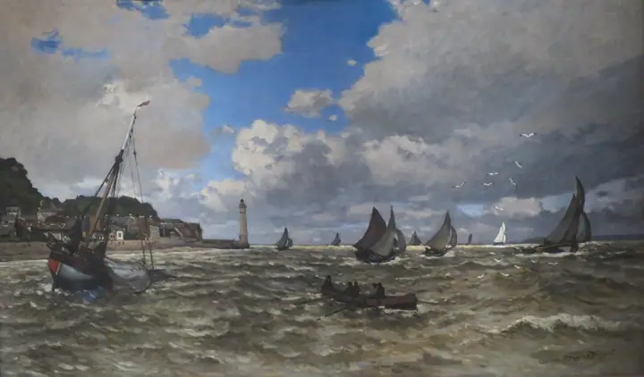 La ría del Sena en Honfleur, Claude Monet