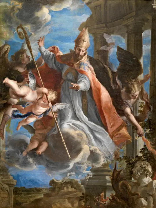 El triunfo de San Agustín, Claudio Coello