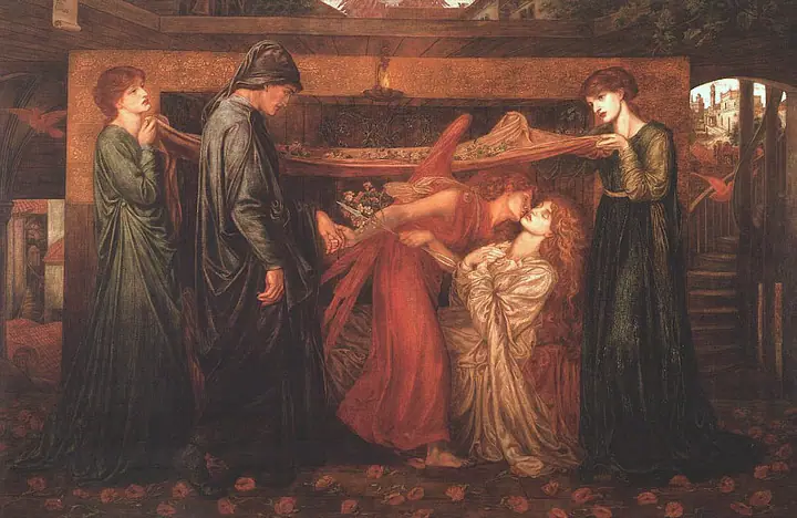 El sueño de Dante, Dante Gabriel Rossetti