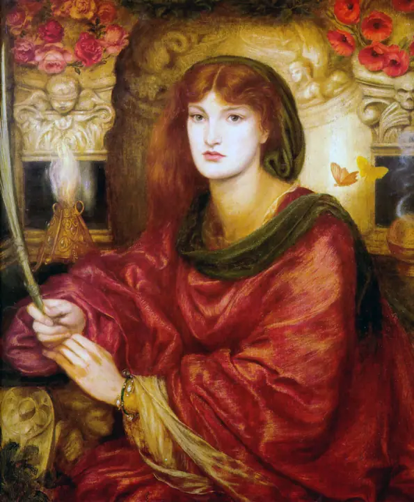 Sibila Palmífera, Dante Gabriel Rossetti