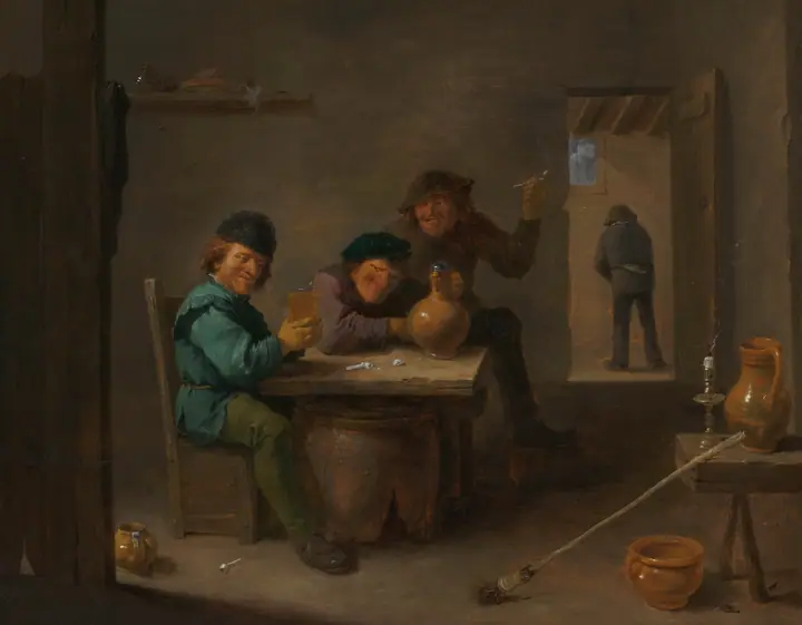 Campesinos en una taberna, David Teniers el Joven