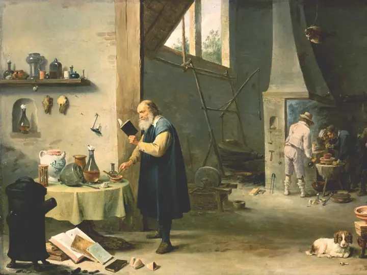 El alquimista, David Teniers el Joven