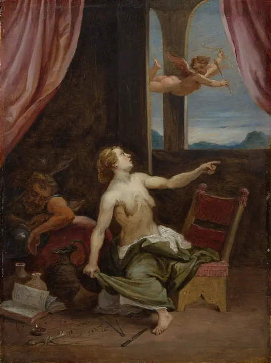 La vejez en busca de la juventud, David Teniers el Joven