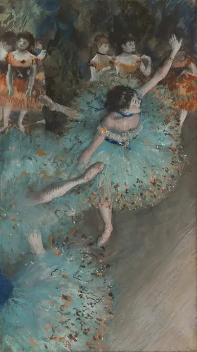 Bailarina verde, Edgar Degas