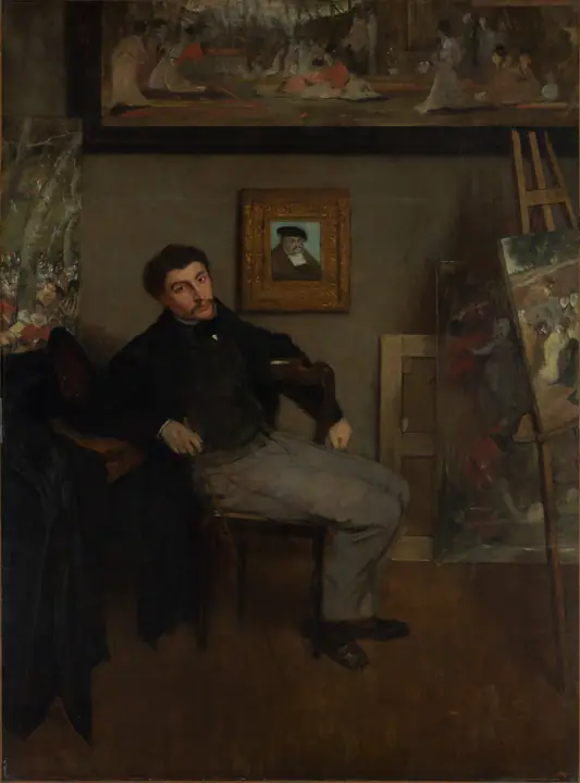 James-Jacques-Joseph Tissot (1836–1902), Edgar Degas