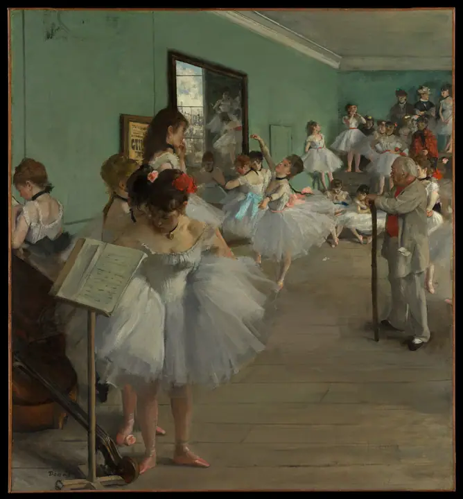 La clase de danza II, Edgar Degas