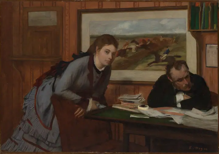 Mal humor, Edgar Degas