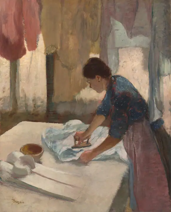 Mujer planchando, Edgar Degas