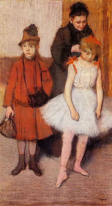 Retrato de la familia Mante, Edgar Degas