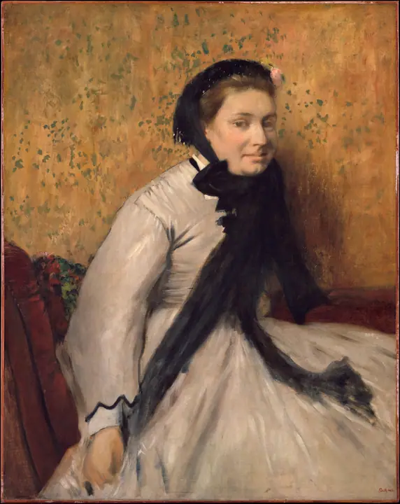 Retrato de una mujer de gris, Edgar Degas