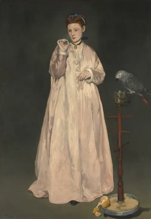 Joven dama en 1866, Édouard Manet