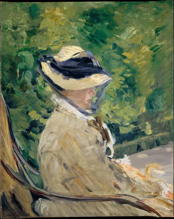 Madame Manet (Suzanne Leenhoff, 1829–1906) en Bellevue, Édouard Manet