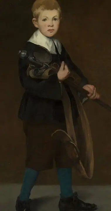 Niño con espada, Édouard Manet