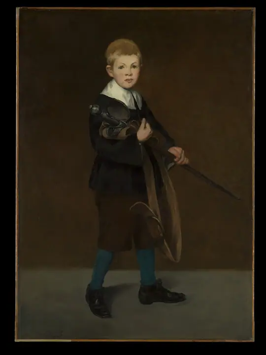 Niño con espada II, Édouard Manet