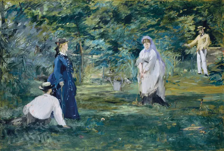 Partida de croquet, Édouard Manet
