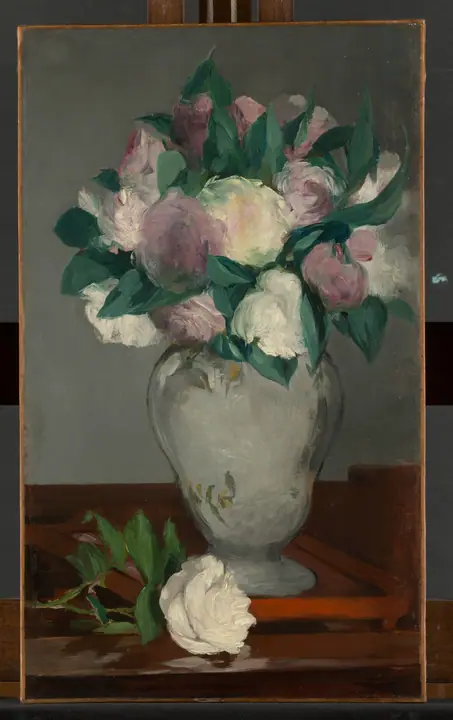 Peonías, Édouard Manet