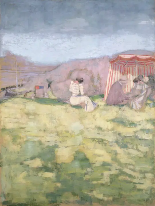En la playa, Édouard Vuillard