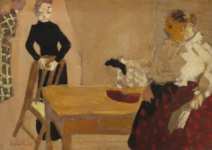 La conversación, Édouard Vuillard