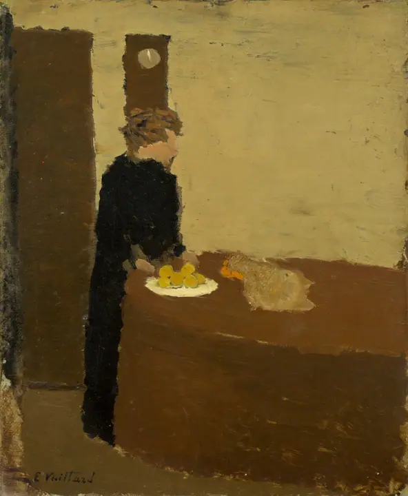 Mujer de negro, Édouard Vuillard