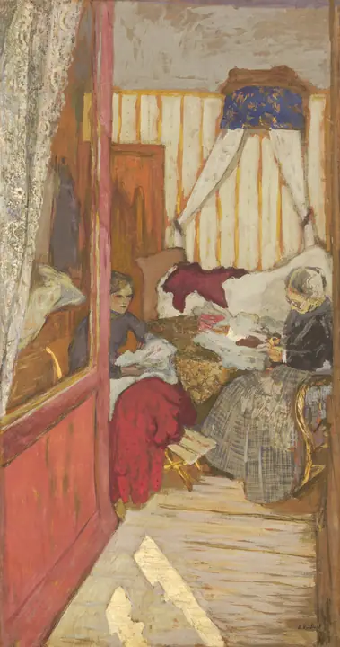 Mujeres cosiendo, Édouard Vuillard