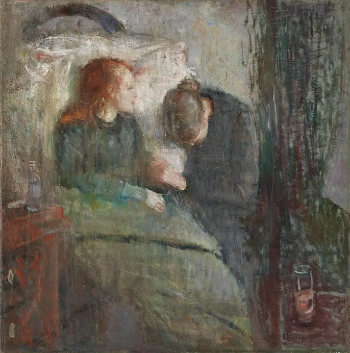 La niña enferma, Edvard Munch