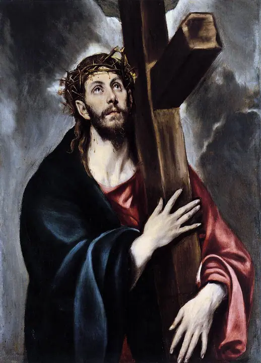 Cristo abrazado a la cruz, El Greco