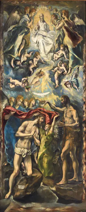 El Bautismo de Cristo, El Greco