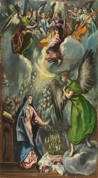 La anunciación (Madrid), El Greco