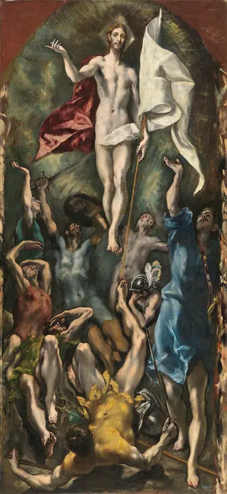 La resurrección de Cristo, El Greco