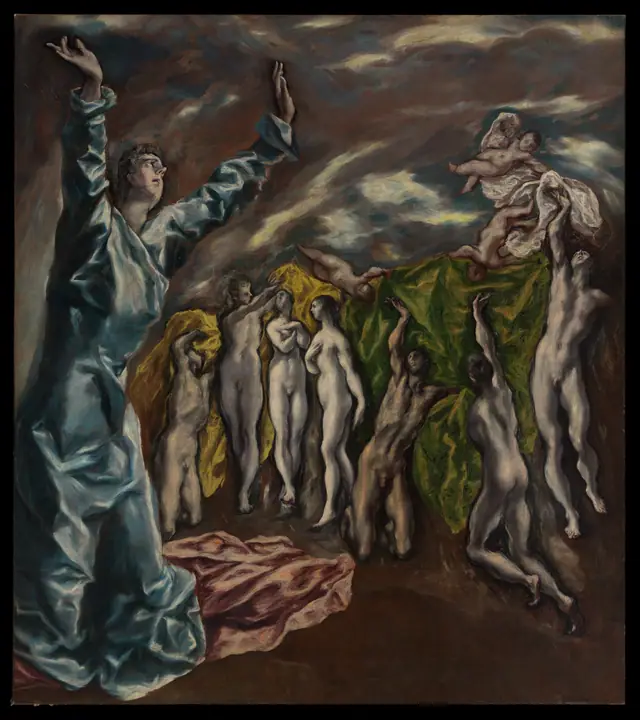 La visión de San Juan, El Greco