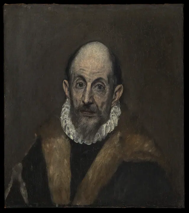 Retrato de un anciano, El Greco