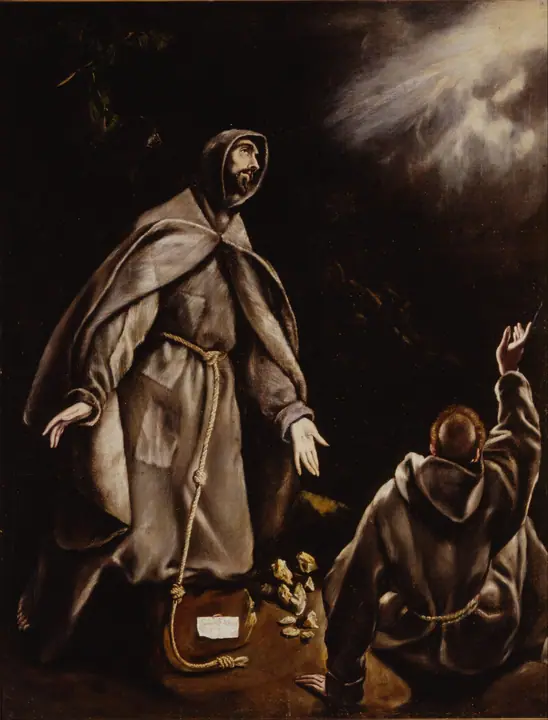 San Francisco en éxtasis, El Greco