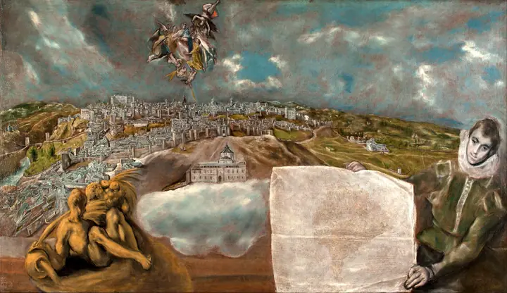 Vista y plano de Toledo, El Greco