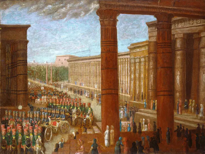 El ejército del faraón en marcha, Erastus Salisbury Field