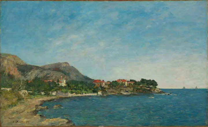 Beaulieu, la bahía de Fourmis, Eugène Boudin