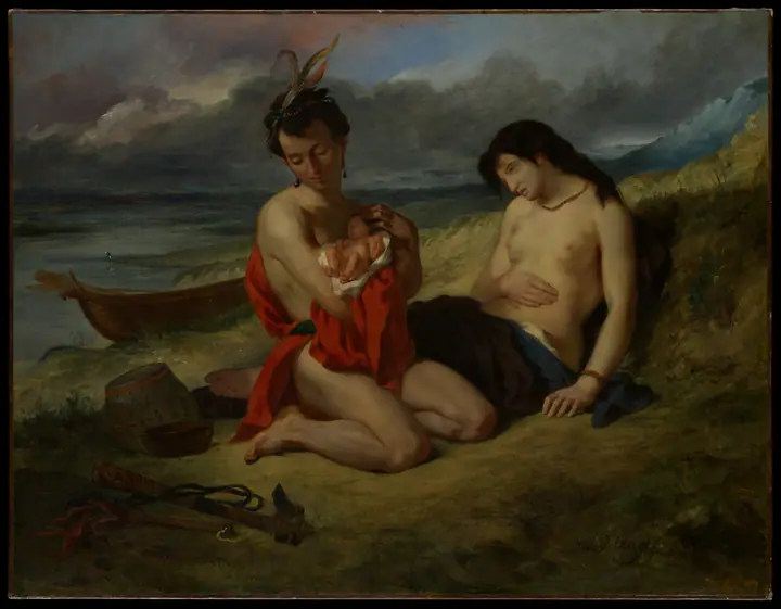 Los natchez, Eugène Delacroix