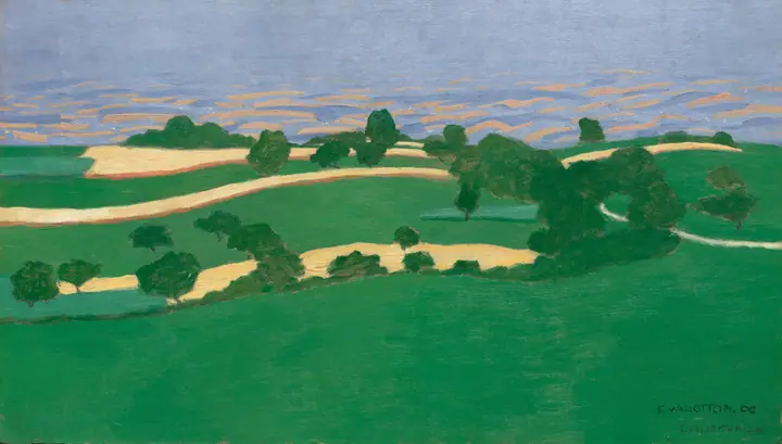 Campos de maíz, Félix Vallotton
