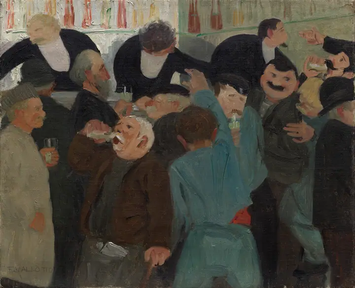 El bistró, Félix Vallotton