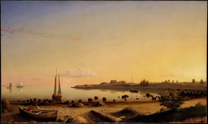 Stage Fort frente al puerto de Gloucester, Fitz Henry Lane