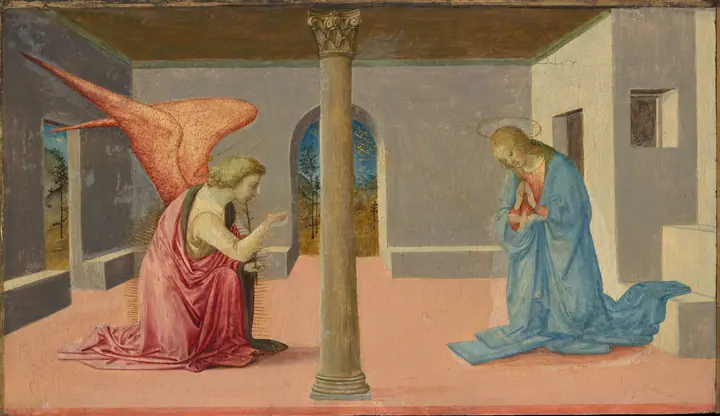 La Anunciación, Fra Filippo Lippi