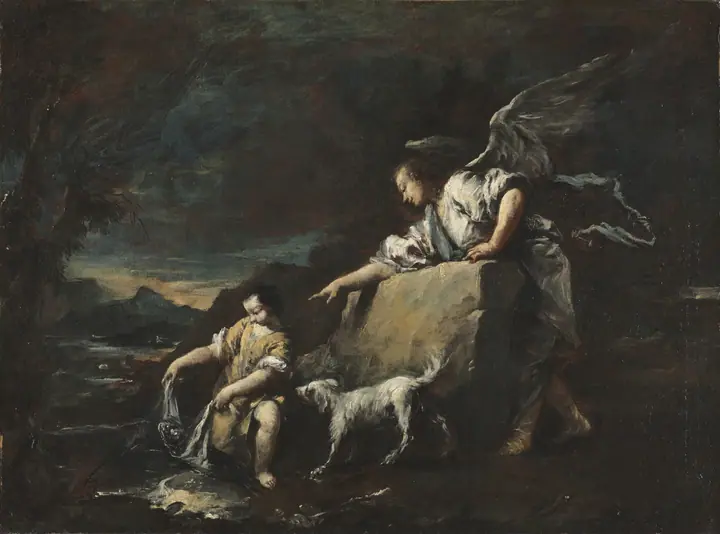 Tobías y el ángel, Francesco Guardi