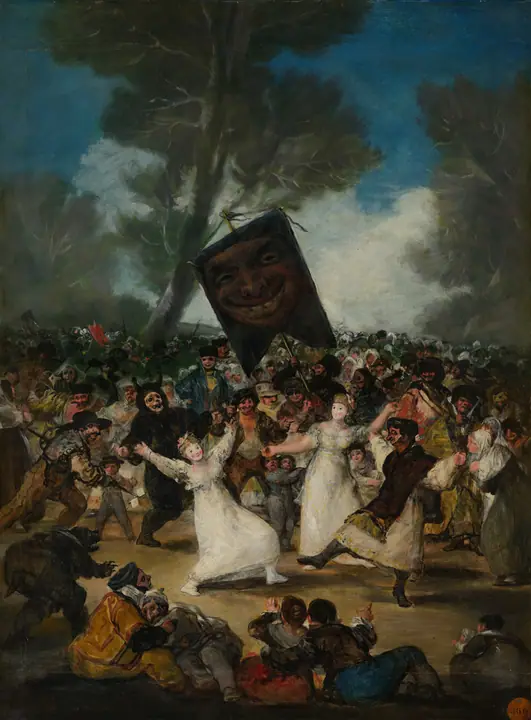 El entierro de la sardina, Francisco de Goya
