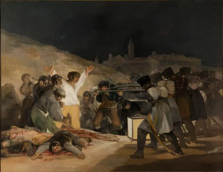 El tres de mayo en Madrid, Francisco de Goya